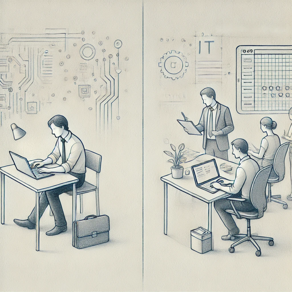 it freelancer vs it dienstleister